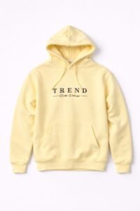 Sudadera amarilla unisex